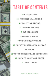 How to Price & PROFIT: Beauty Business Edition